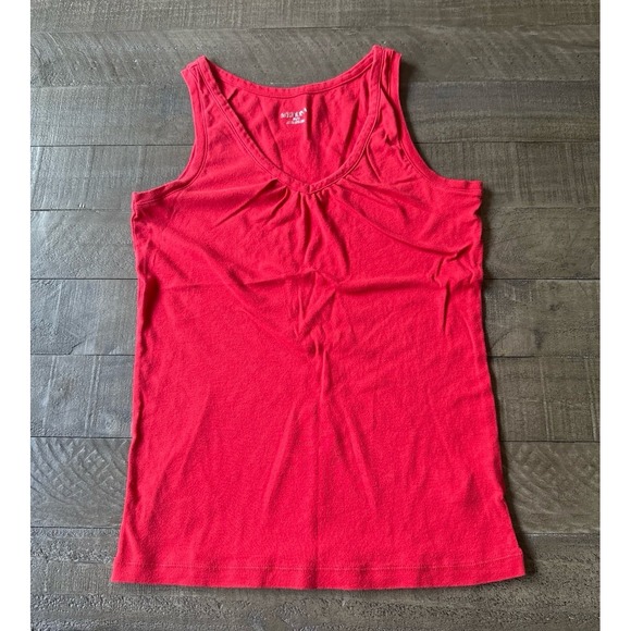 Merona Tops - Merona Women's Red Cotton Tank Top Size Medium
